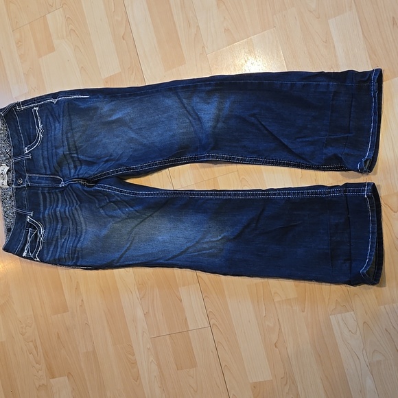 Ariat R.E.A.L. Mid Rise Stretch Entwined Boot Cut Jeans 34R - Picture 8 of 16